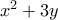 x^2+3y
