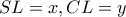 SL=x,CL=y
