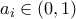 a_i \in (0,1)