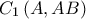 C_{1}\left(A,AB \right)