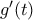 g^{\prime}(t)