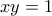 \displaystyle{ xy=1 }
