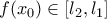f(x_0)\in [l_2,l_1]