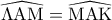 \widehat {\Lambda {\rm A}{\rm M}} = \widehat {{\rm M}{\rm A}{\rm K}}